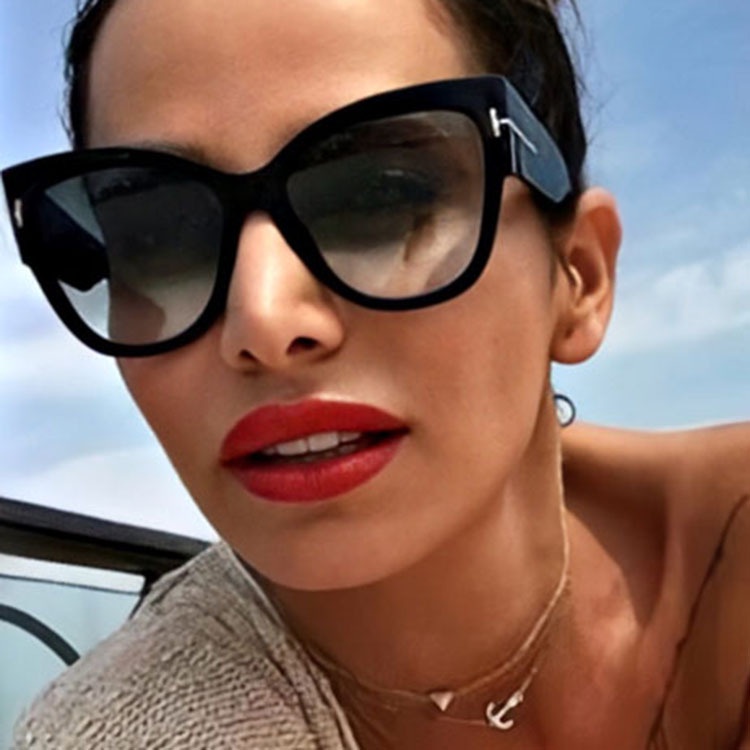 Gafas de sol de ojo de gato vintage para mujer, lentes de sol de cadena de  metal pequeño, anteojos elegantes, tendencia, tonos de moda - Temu