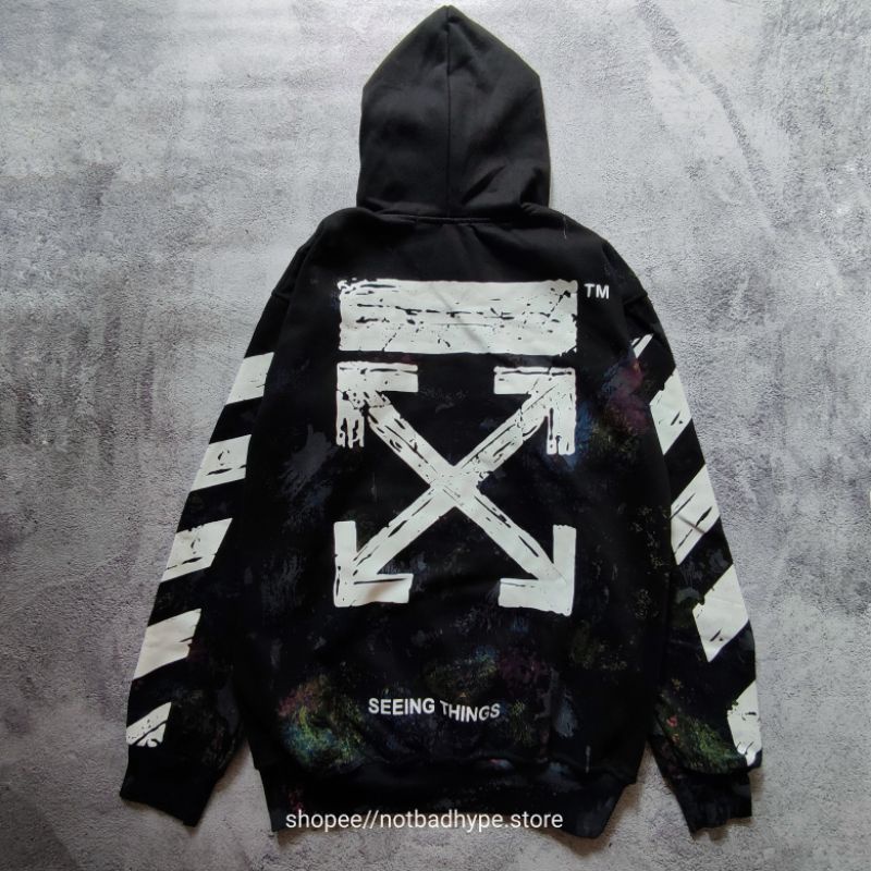 Off white sudadera online negra