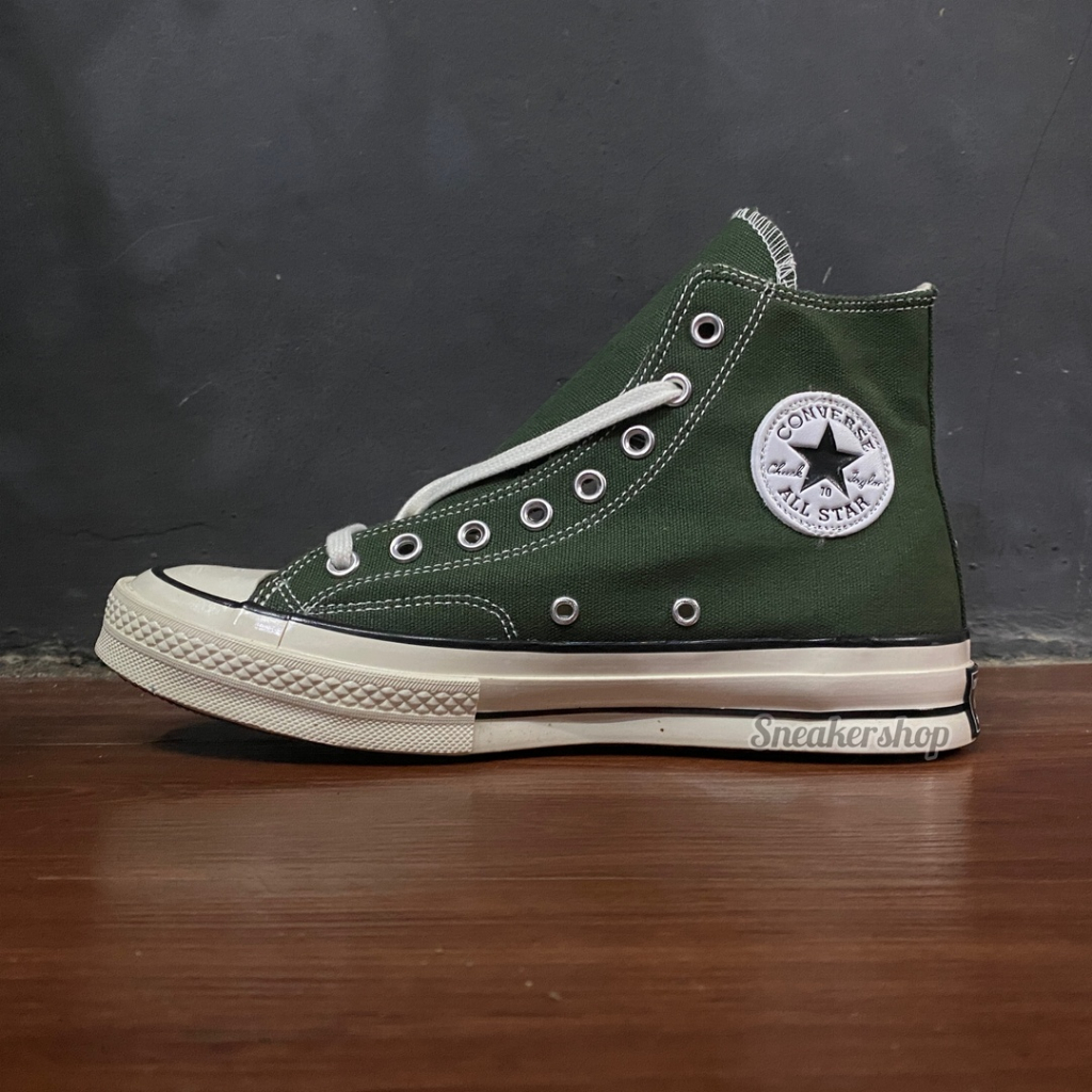 Zapatillas converse mujer verde cheap militar