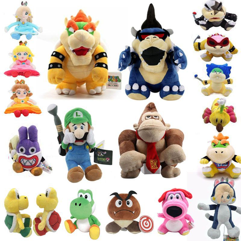 Peluches de Mario Bros y todos los personajes 🚚 Envío gratis 24h!