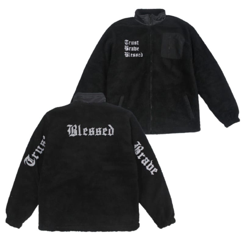 Zeuz Sherpa chaqueta TRUST BLESSED Trendy