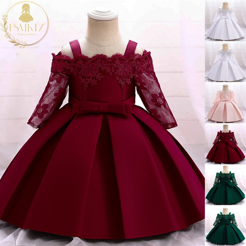 Vestidos tintos outlet para niñas