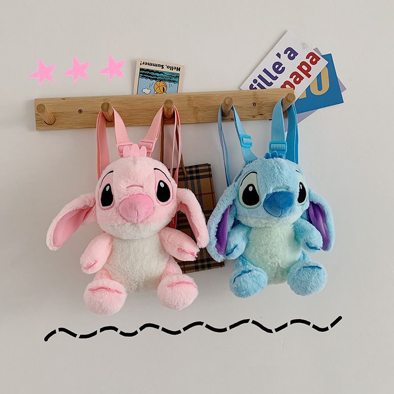 Cartoon Disney Stitch Plush Bolso Cute Anime Personaje Plush