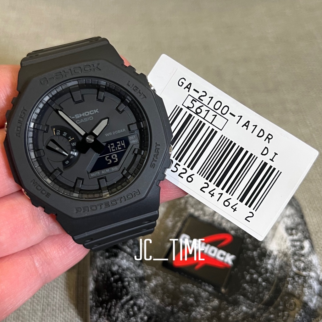 ✨Reloj G-Shock GM-2100-1AER para hombre, multifunción y dial negro.