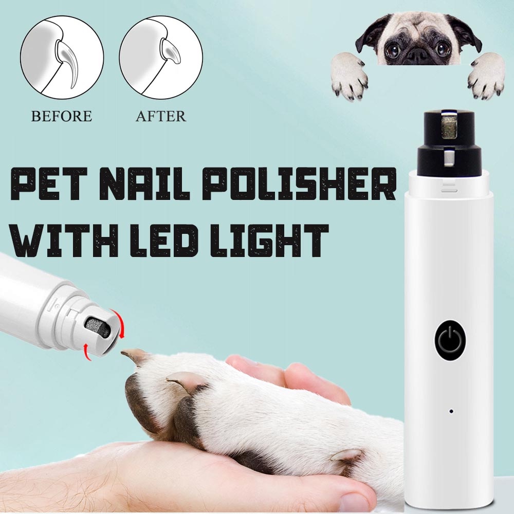Comprar Molinillo de uñas para perros, cortauñas eléctrico recargable por  USB para perros, cortauñas para gatos, equipo para el cuidado de mascotas,  suministros para mascotas