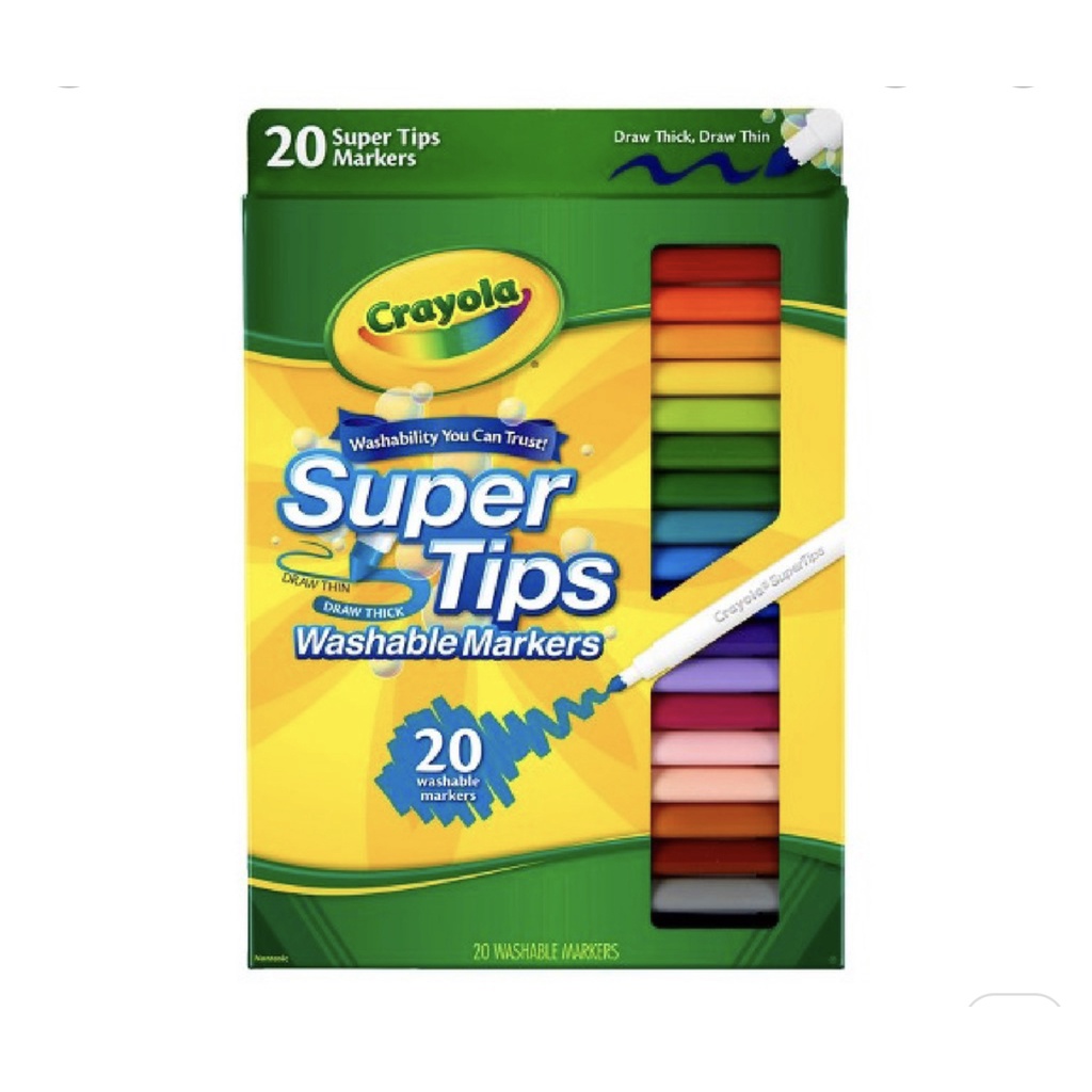 Kit Crayola Supertips 20 + Lápices De Colores 36 -oferta!