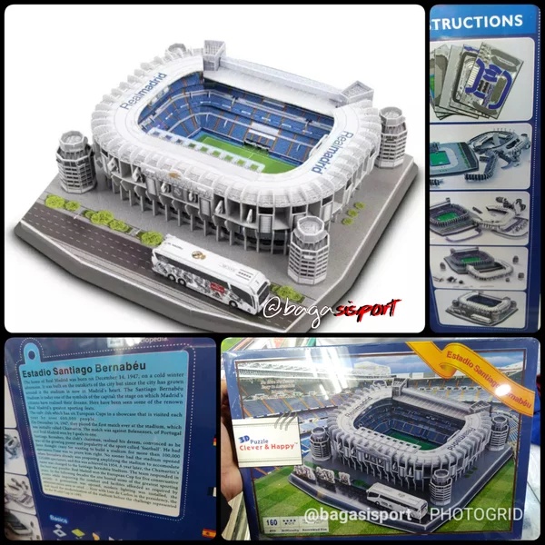 Puzzle Estadio Santiago Bernabéu - Real Madrid, 160 piezas