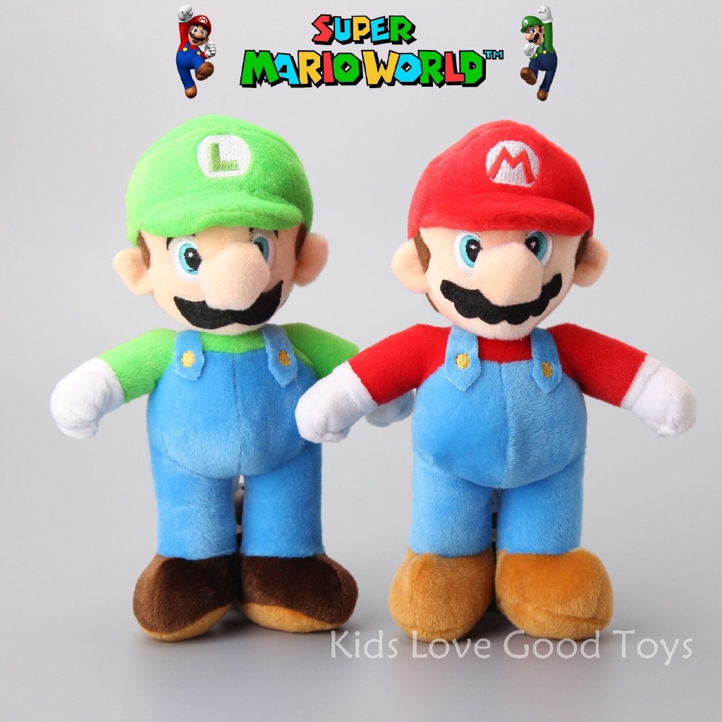 Peluche Mario Bros Chat Luigi 25 cm