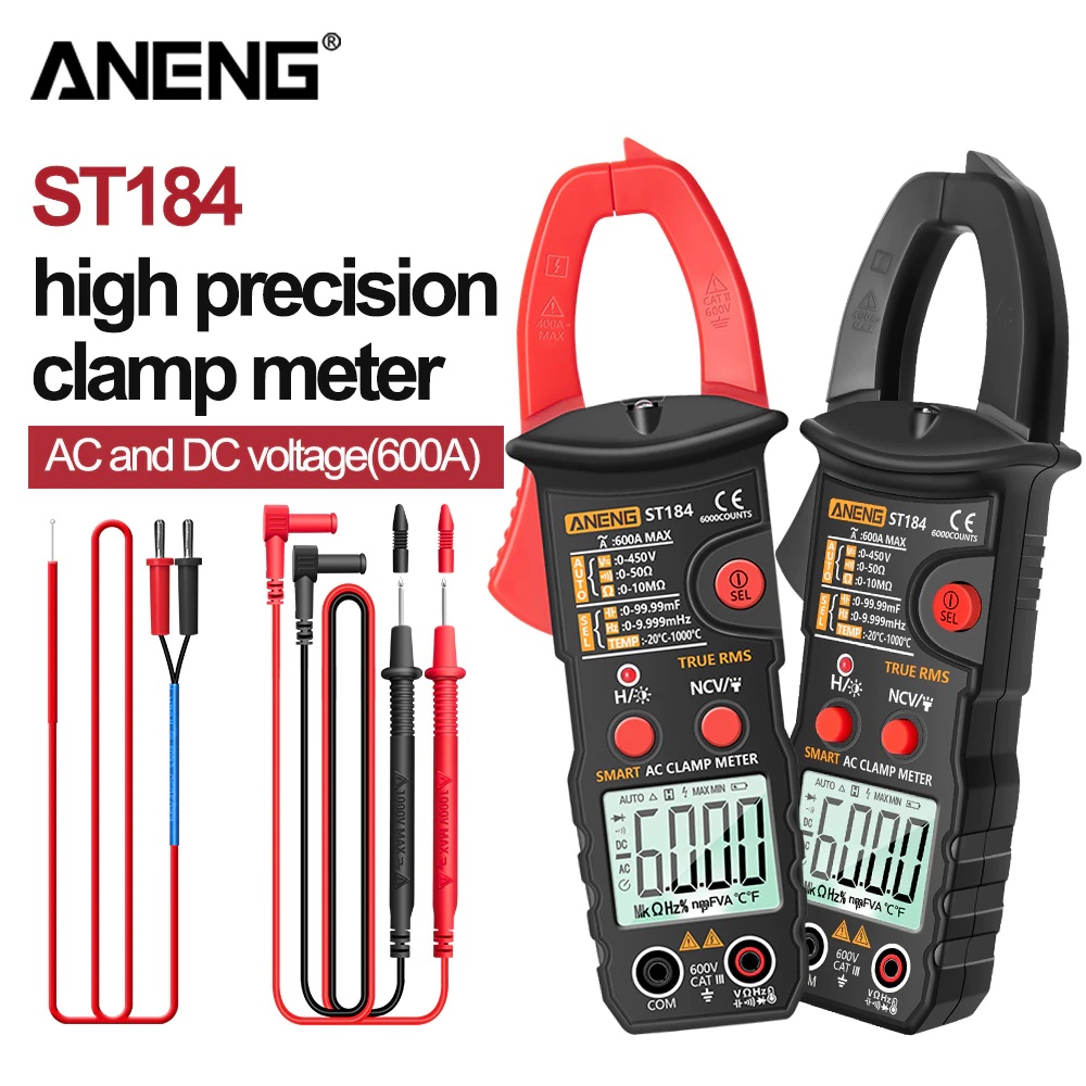 Pinza amperimetrica analógica profesional