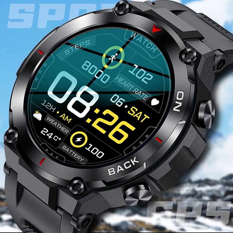 Nuevo Reloj Inteligente Gps Deportes Aire Libre Fitness Hombres