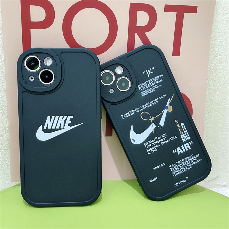 Carcasa iphone 11 pro max estilo Nike (con protector de cáma