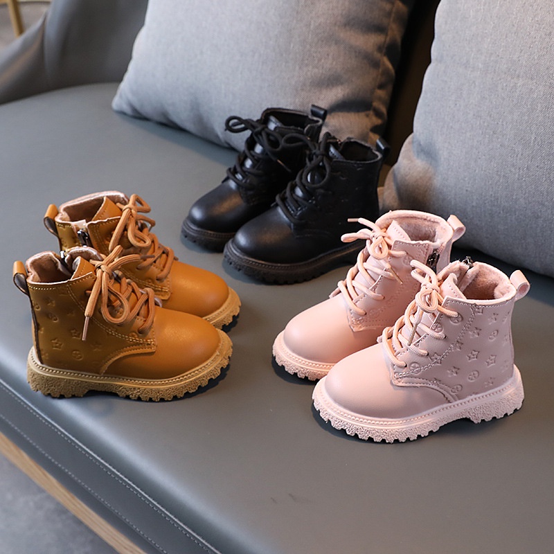 Botas de cuero para niñas new arrivals