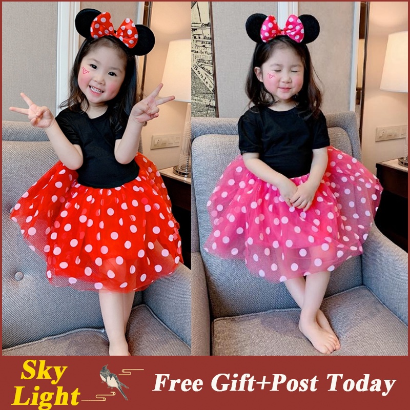 Vestidos de mickey mouse best sale para niña