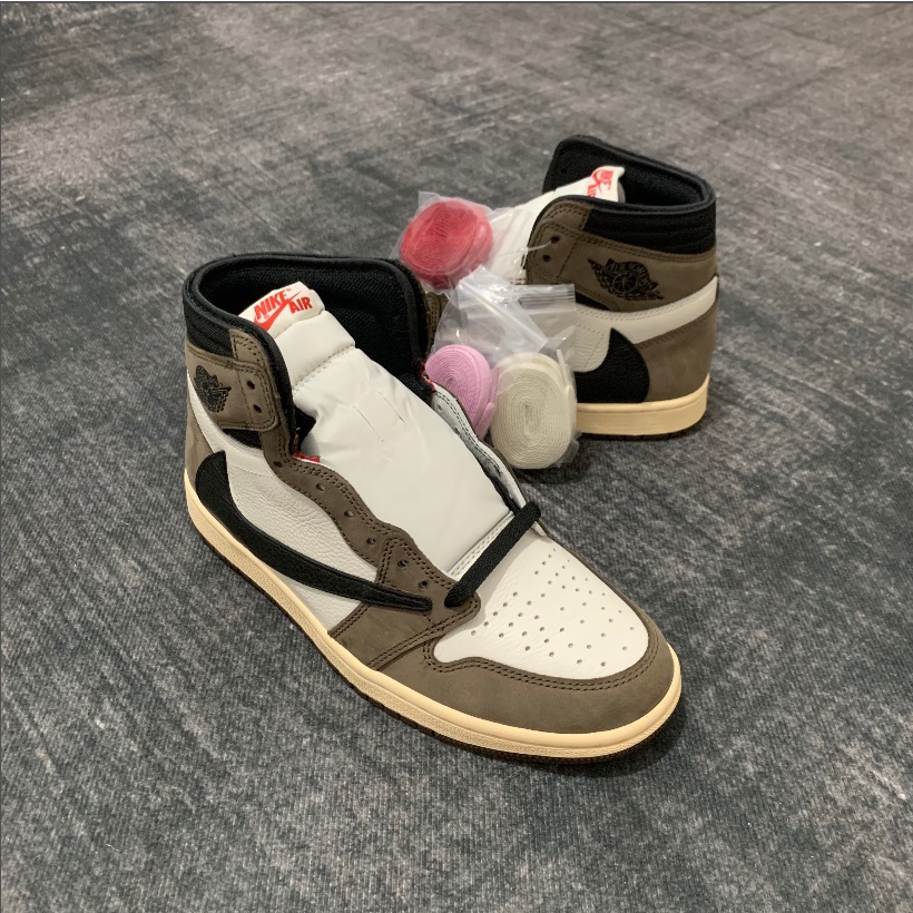 Marr n Superior De Gamuza aj1 Air Jordan 1 Travis Scott Zapatos De Baloncesto Alto Tama o4 13