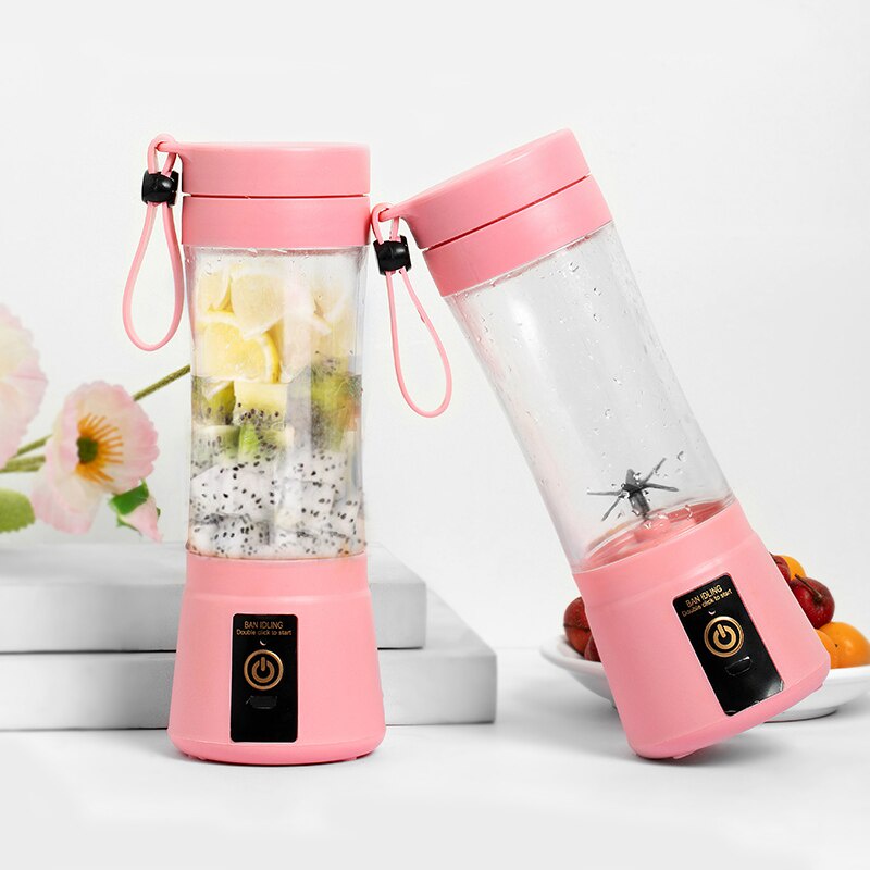 Mini Batidora Portátil Taza De Batido Con USB Recargable 6 Cuchillas De  Jugo De Frutas Tomar