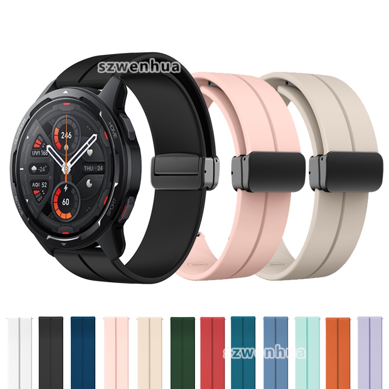 Para Xiaomi Watch S1 Active Correa de reloj de silicona con cierre