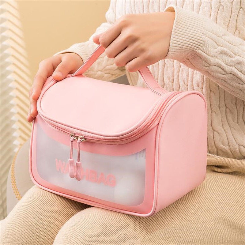 Estuche de maquillaje profesional para mujer, bolsa de cosméticos de gran  capacidad, impermeable, de viaje, 2022