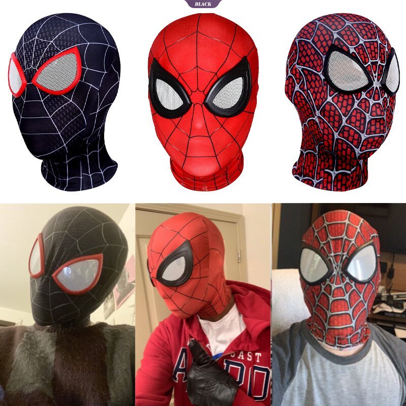 Máscara de Spiderman, Máscara de superhéroe, Máscara de carnaval de  Spiderman, Máscaras de Spiderman, Máscara de Spiderman infantil, Máscara de  cosplay, Máscara de Hombre y Niño, Talla Única : : Juguetes y