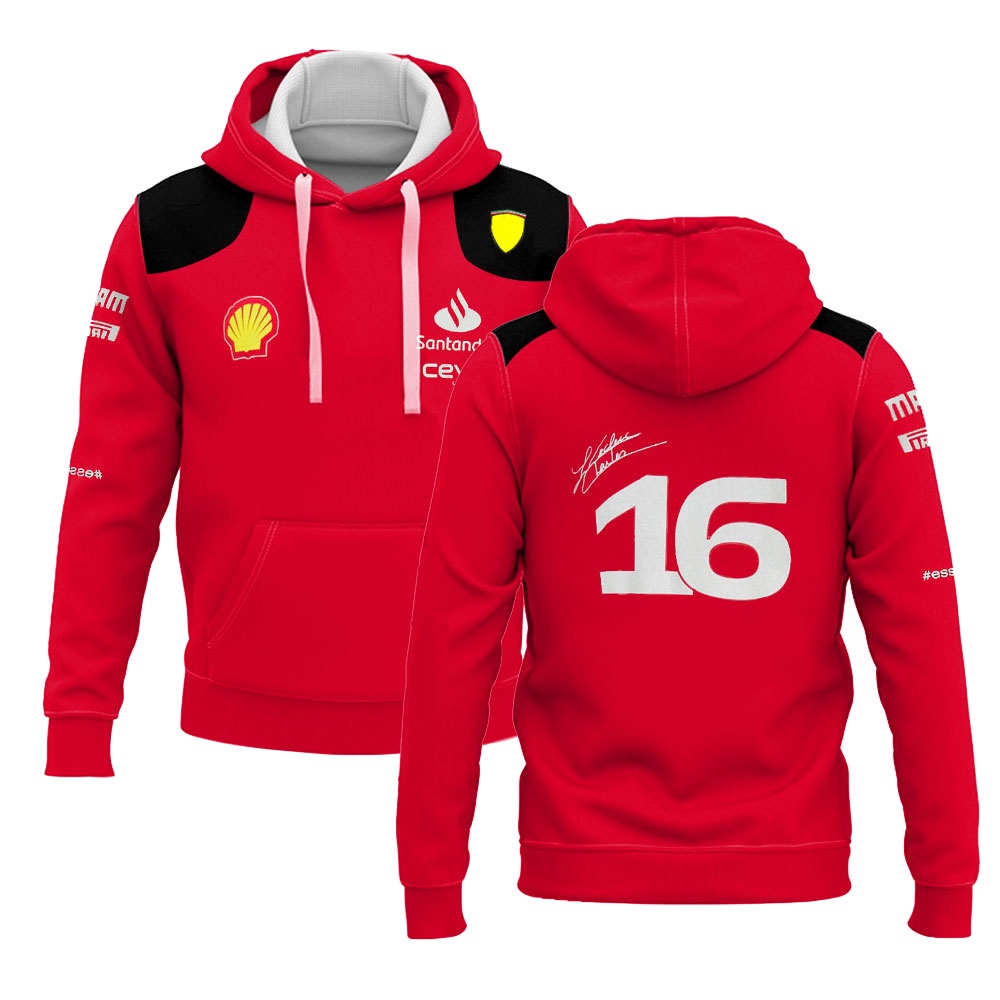 Comprar Camiseta Charles Leclerc Ferrari F1. Disponible en rojo, hombre
