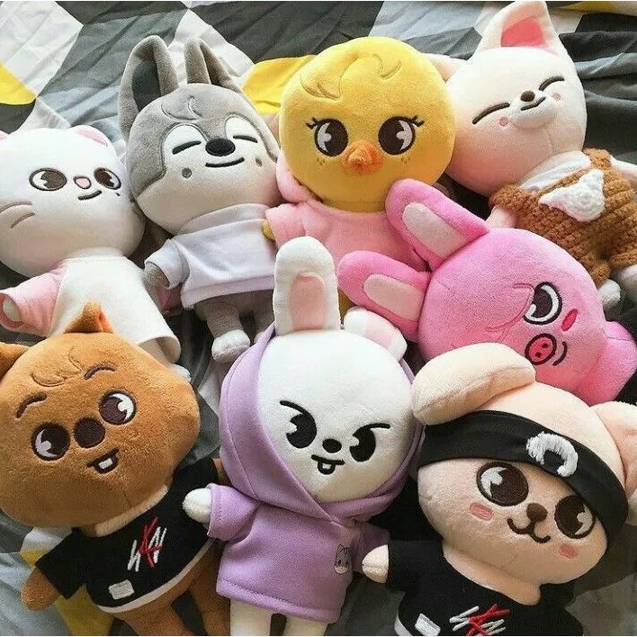 Kpop Stray Kids Skzoo Wolf Chan Peluche Muñeca Juguete Ídolo Accesorios Para  Fans Colección