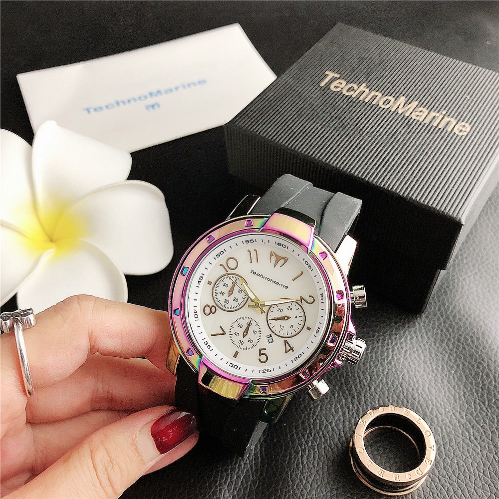 TECHNOMARINE RAINBOW Reloj De Pulsera Para Mujer Calendario De