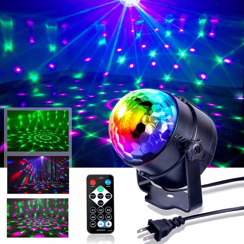 Luces DJ De Discoteca RGB Bombilla LED E27 Luz Foco Bola Disco Ball Para  Fiesta