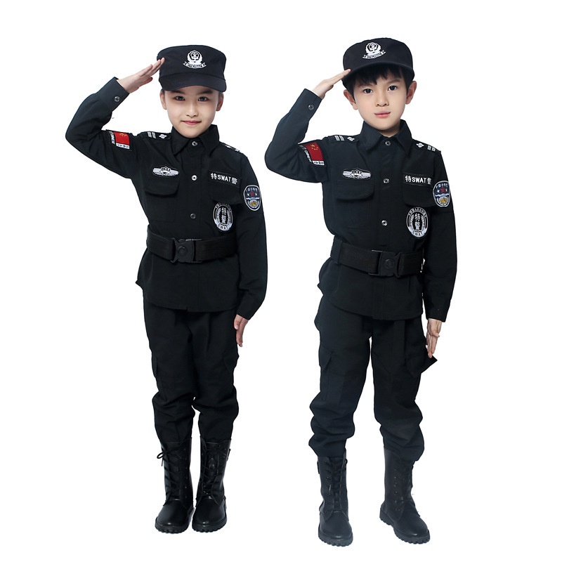 Disfraz de policía de la fuerza especial para Halloween, traje del