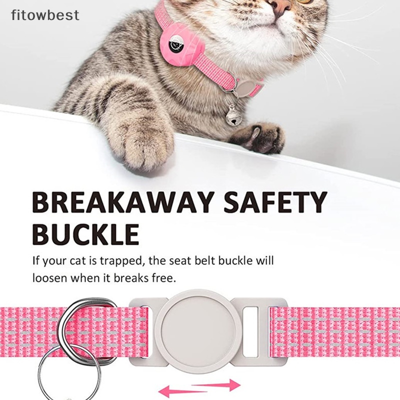 Collar Para Gato Airtag Breakaway, Collar Reflectante Para Gatito