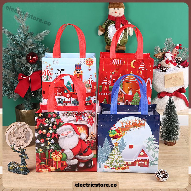 Big Dot of Happiness Nochevieja – Oro – Bolsas transparentes para regalos  de Año Nuevo – Bolsas de regalo con etiquetas – Juego de 12