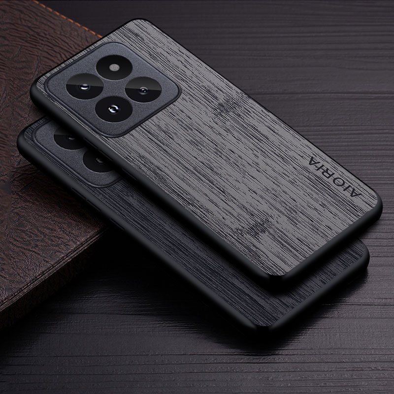 Funda de cuero con patrón de madera de bambú para Google Pixel 7 Pro 7A 5G