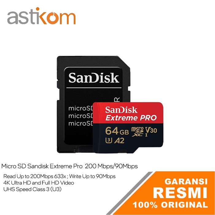 Tarjeta de Memoria micro SD 32GB Sandisk Extreme 90 MBps