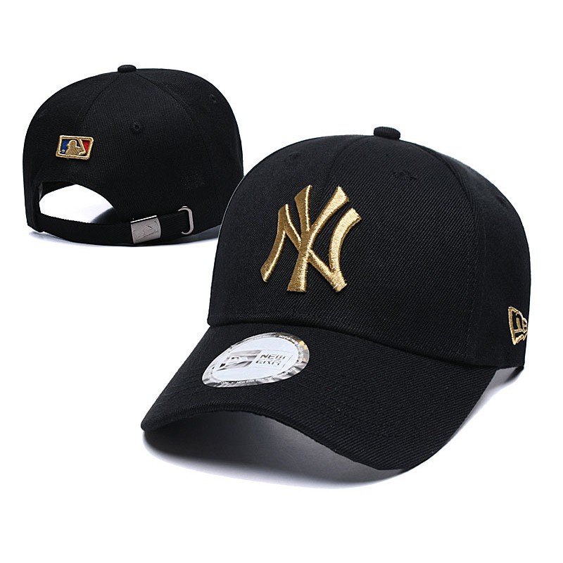  New Era Hombres 9forty Yankees Gorra Sombreros Negro : Deportes  y Actividades al Aire Libre