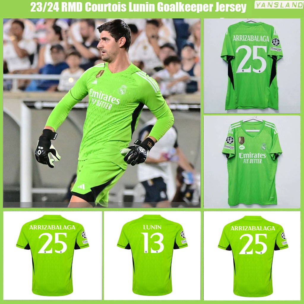 Camiseta 1ª Real Madrid Kepa Arrizabalaga 25 Portero Niño 2023